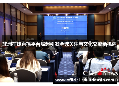 非洲在线直播平台崛起引发全球关注与文化交流新机遇